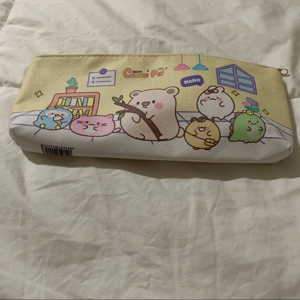 Dinosaur Family Zip Pencil Bag
